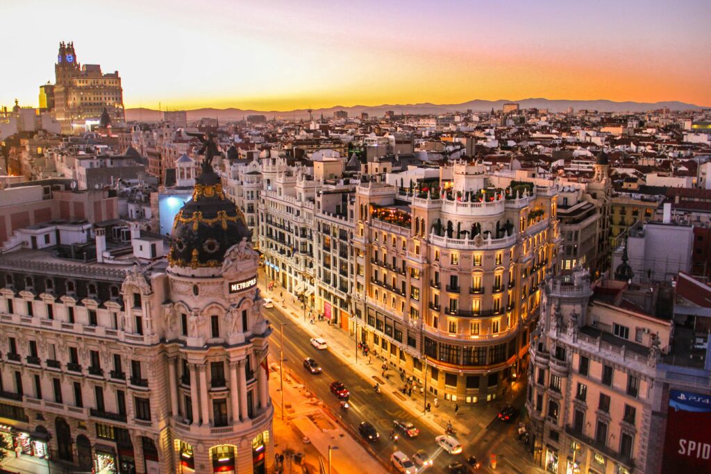 Madrid skyline